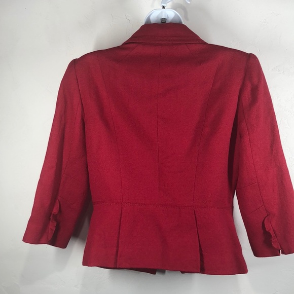 White House Black Market red blazer size 4 - Picture 5 of 10